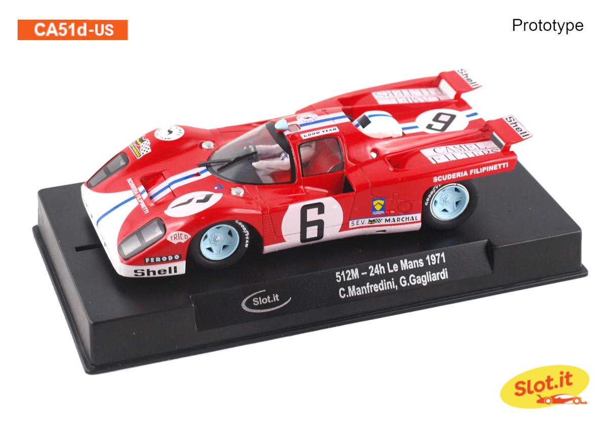 CA51D F 512M Manfredini/Gagliardi #6  71 Le Mans